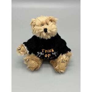 1998 Berkeley Designs Teddy Bear In Trick Or Treat Sweater Halloween 7 Inch
